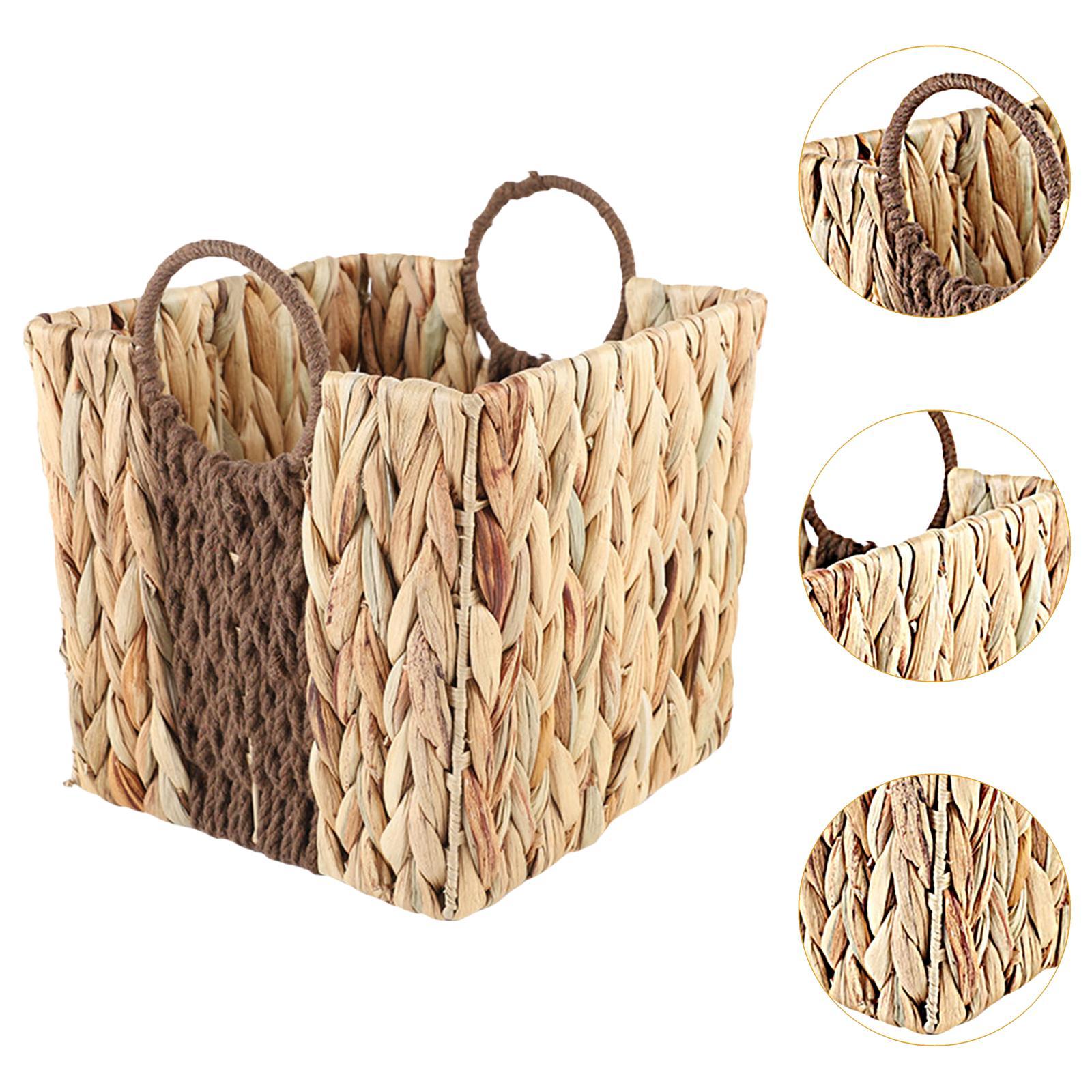 Home Decor Hampers - Cesta de Almacenamiento Tejida, Organizador Decorativo