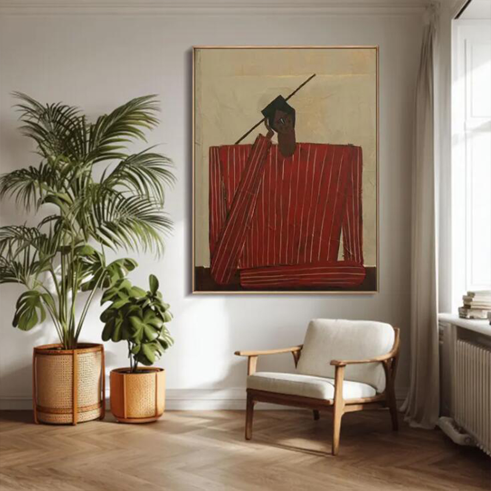 Home Decor Free Images - Pintura al óleo abstracta 100% hecha