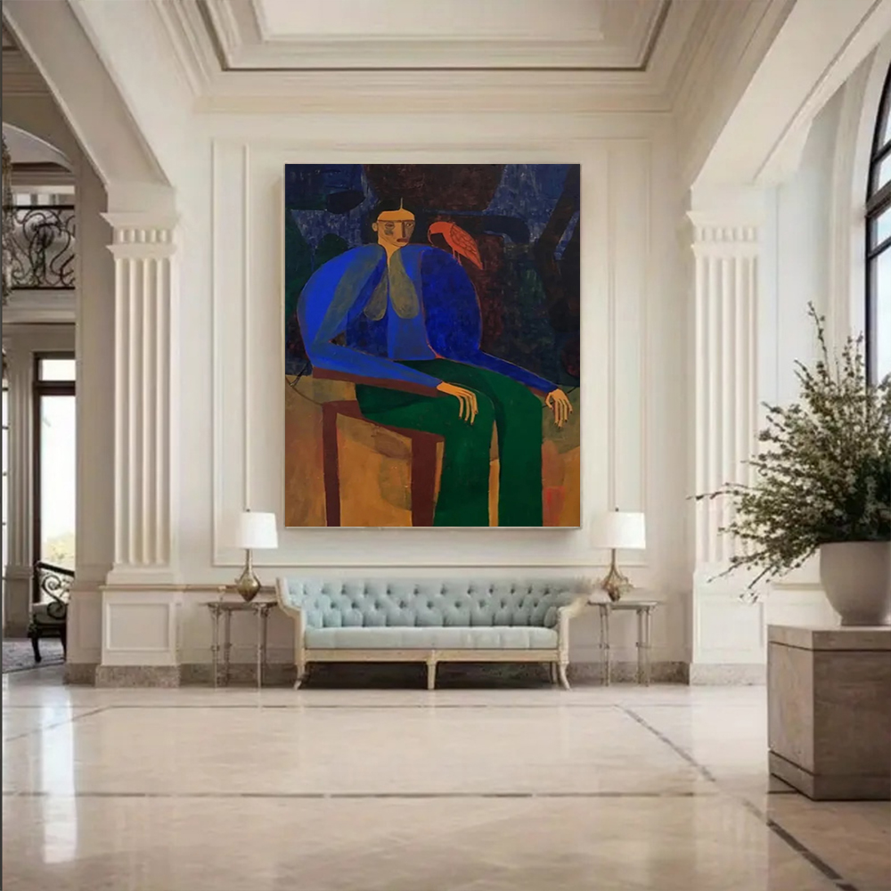 Home Decor Free Images - Pintura al Óleo Abstracta 100% Hecha