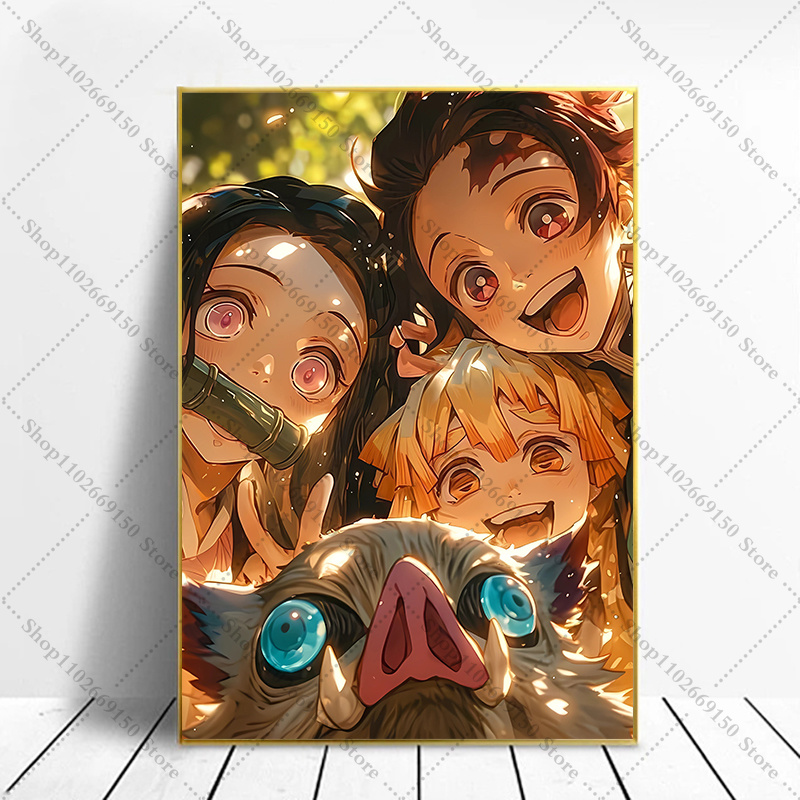 Home Decor Painting - Cuadro Creativo de Anime, Accesorios de