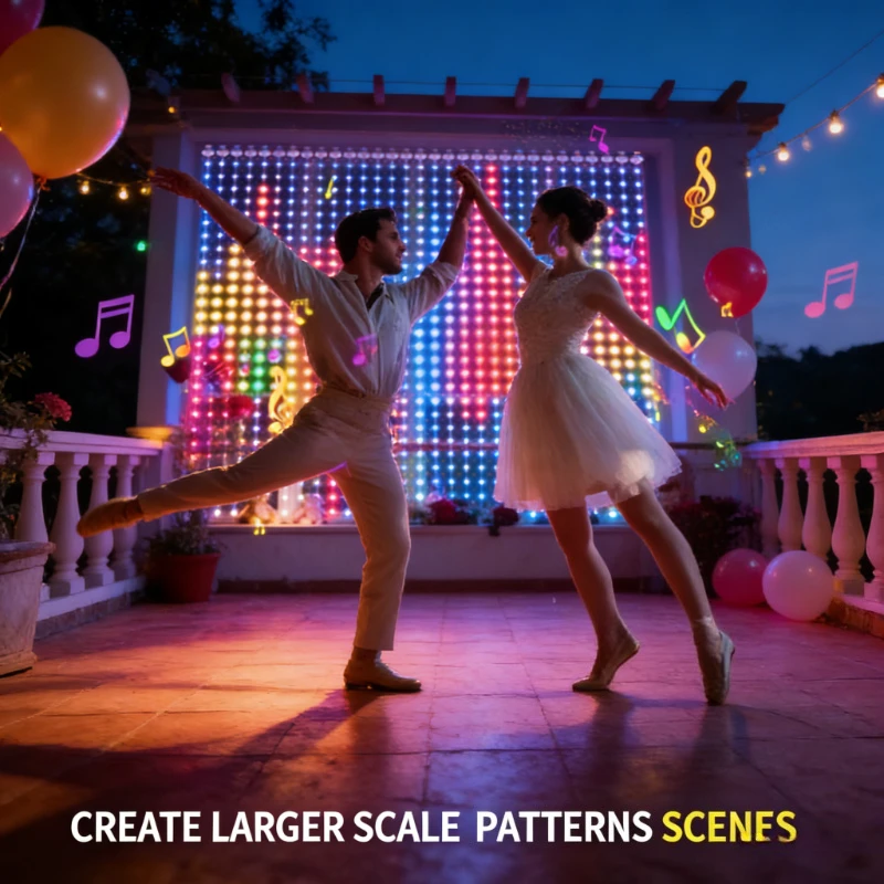 String Curtain Light - Luces de cortina inteligentes de 400