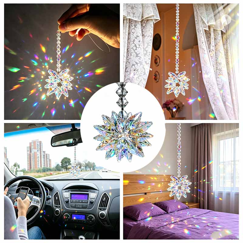 Crystal Sun Catcher - Atrapasoles de Cristal en Forma de