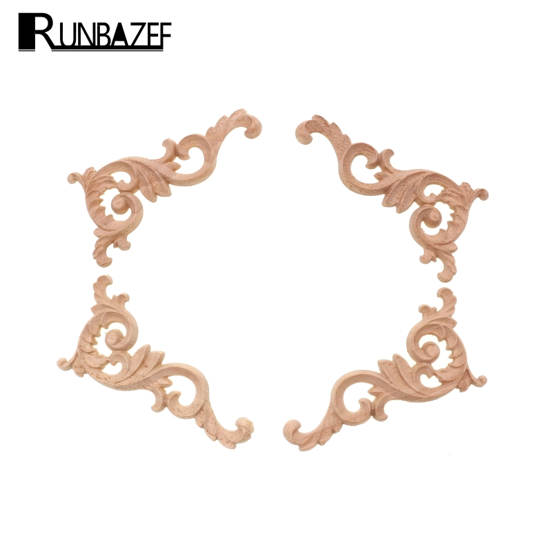 Home Decor Modern Organic - RUNBAZEF Real De Madera Flor de