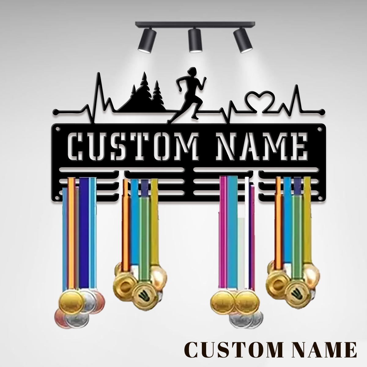 Home Decor For Wedding - Expositor de Medallas Deportivas de Metal