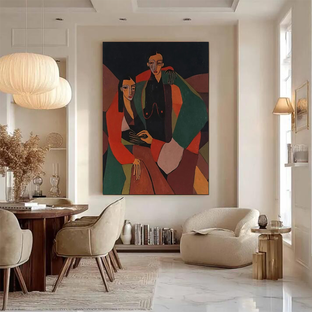 Home Decor Free Images - Pintura al Óleo Abstracta 100% Hecha