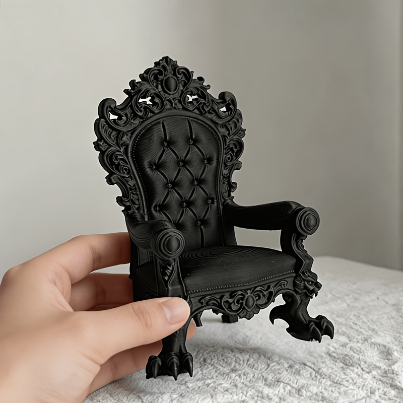 Home Decor Medieval - Trono de Lujo de 1 Pieza