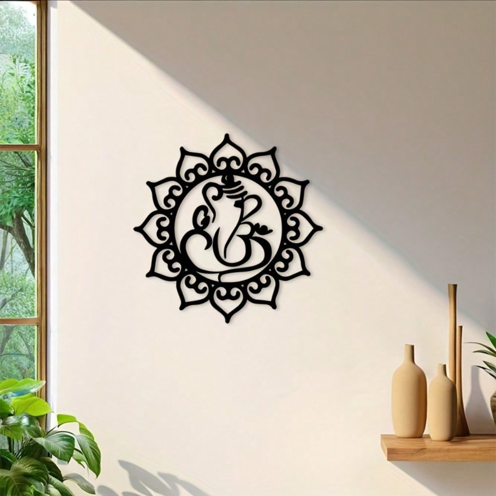 Home Decor Yoga - CIFBUY Arte de pared de metal,