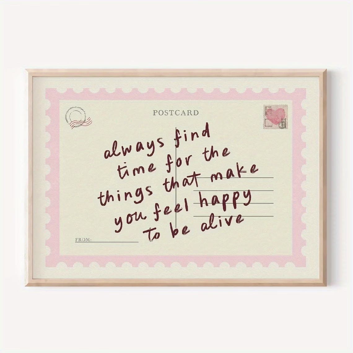 Home Decor Reviews - Postales retro que fomentan el paso