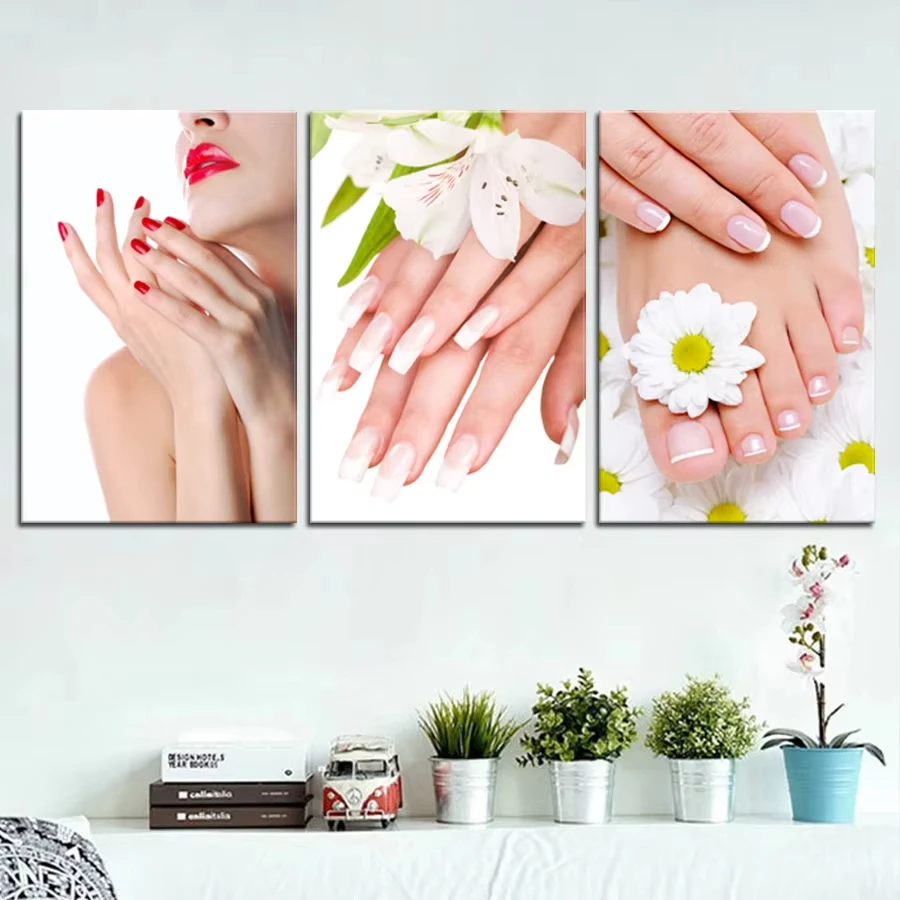 Home Decor Yoga - 3 piezas (Pósteres en lienzo sin