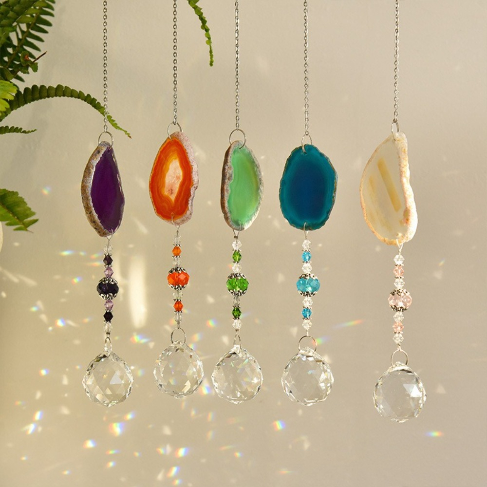 Crystal Sun Catcher - Atrapasueños de ágata de cristal de
