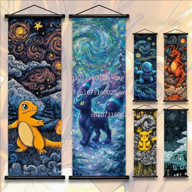 Home Decor Free Images - Póster Impreso de Pokémon, Arte de