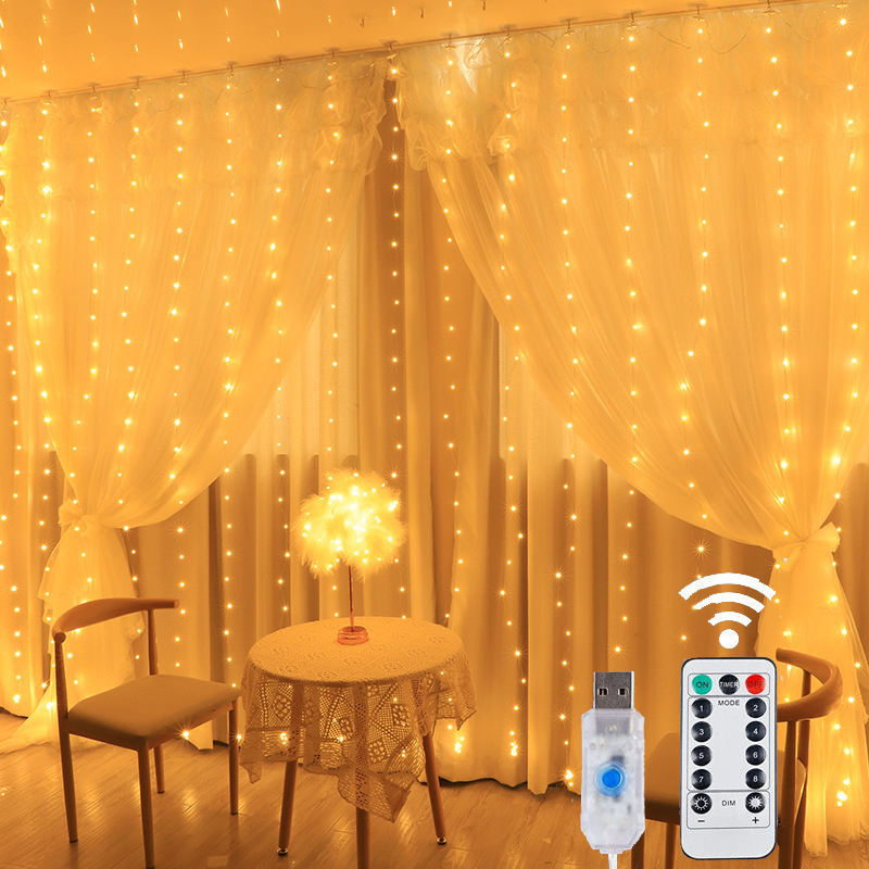 String Curtain Light - Guirnalda de luces LED USB para
