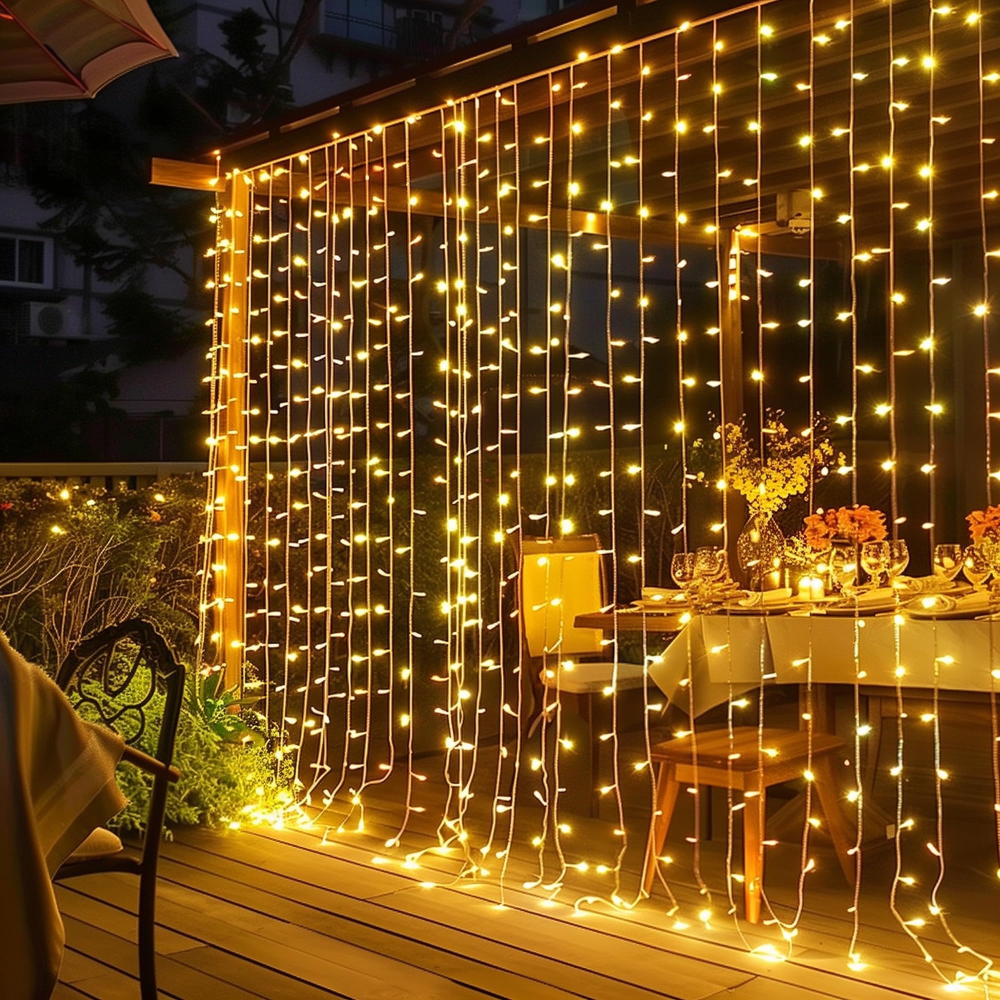 String Curtain Light - Guirnalda de luces LED Dazzle Bright