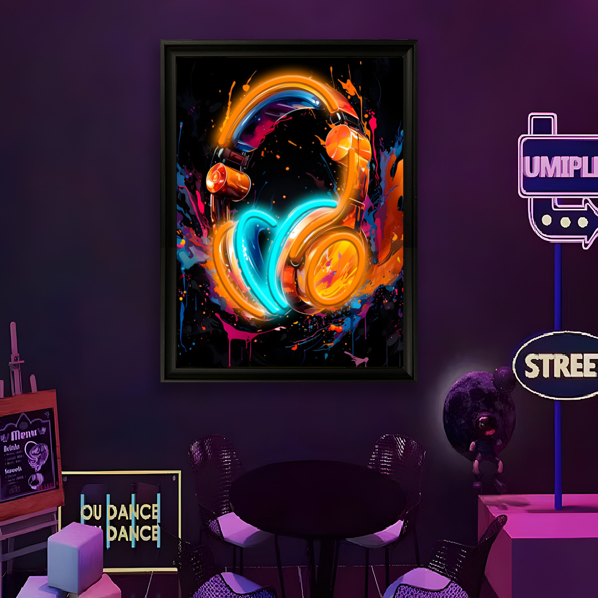 Luz LED de Neón con Alimentaci - Home Decor Painting reseña y precio