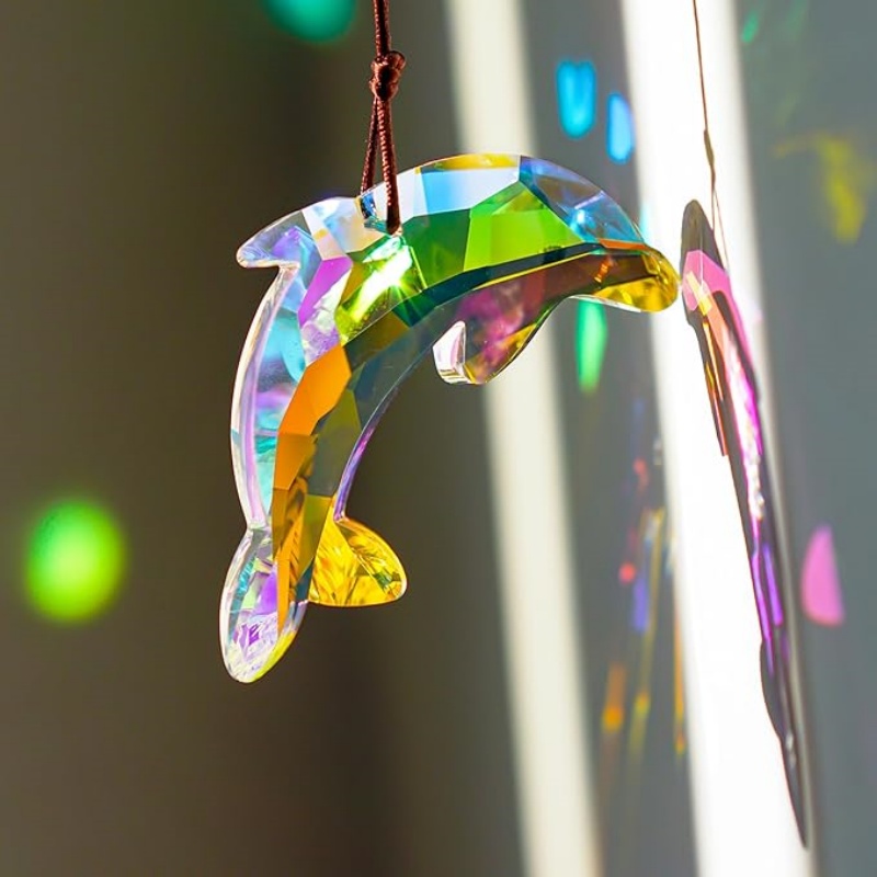 Atrapasueños de prisma de delf - Crystal Sun Catcher reseña y precio