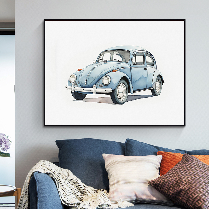Pósteres Retro de arte de acua - Watercolor Poster Print reseña y precio
