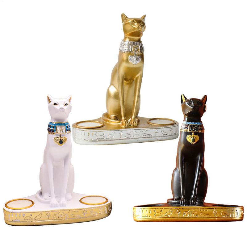 Candelabro de gato egipcio, es - Home Decor Modern Organic reseña y precio