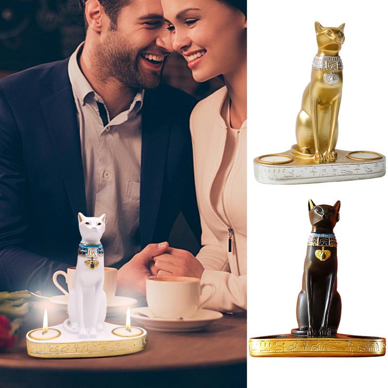 Candelabro de gato egipcio, es - Home Decor Modern Organic reseña y precio