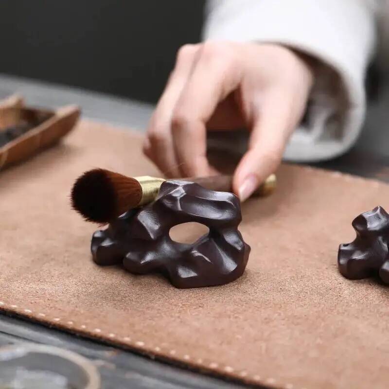 Yixing Zisha té mascota Taihu  - Incense Stick Holder reseña y precio