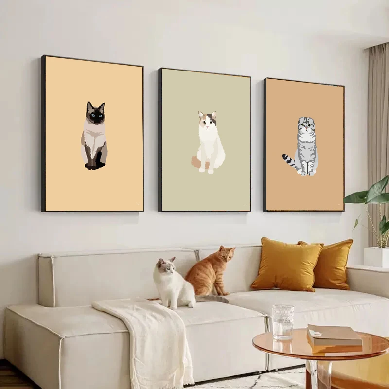 Pósteres de gatos siameses Sph - Home Decor Minimal reseña y precio