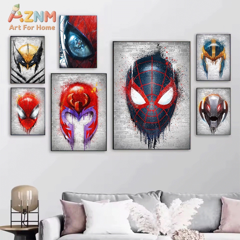 Cuadro de Lienzo con Máscara d - Watercolor Poster Print reseña y precio