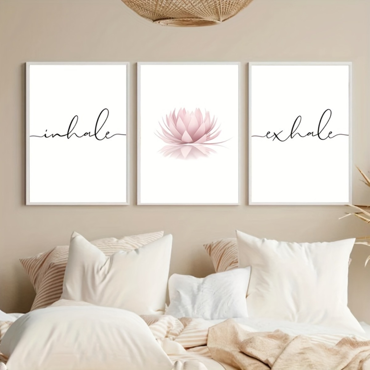 Juego de 3 Pósters de Lienzo A - Home Decor Yoga reseña y precio
