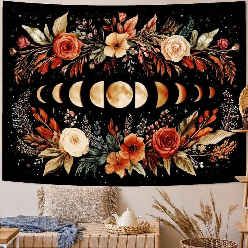Tapiz bohemio con motivos de f - Home Decor Yoga reseña y precio
