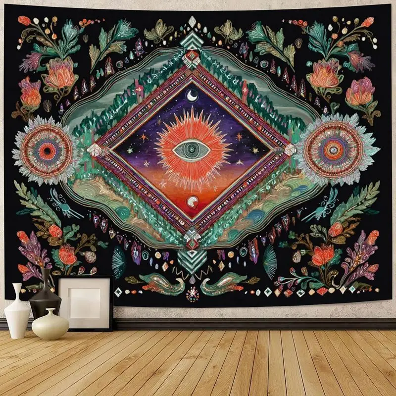 Tapiz bohemio con motivos de f - Home Decor Yoga reseña y precio
