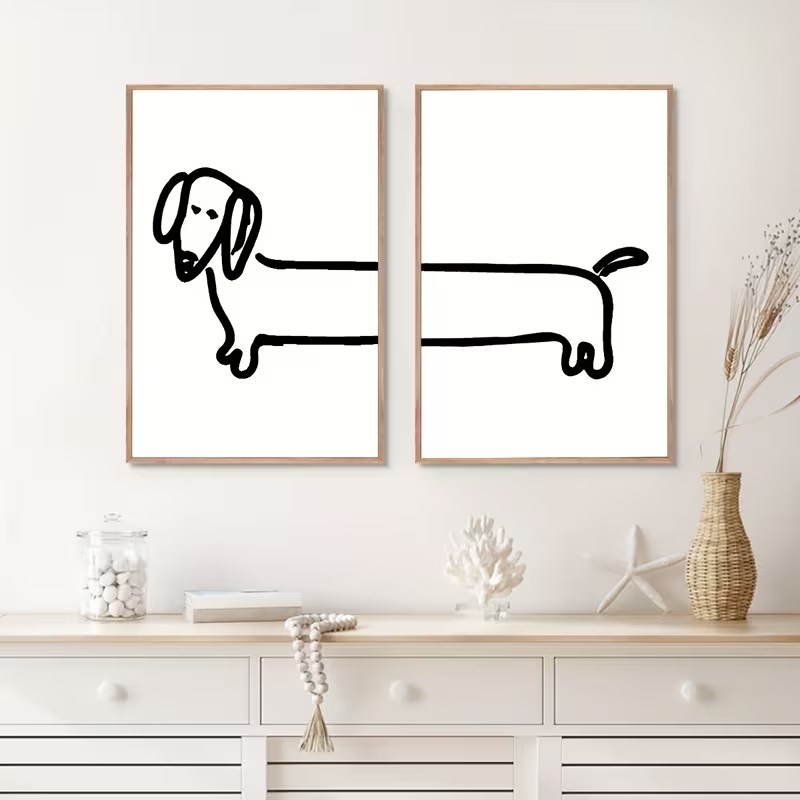2 piezas de arte moderno para  - Home Decor Reviews reseña y precio
