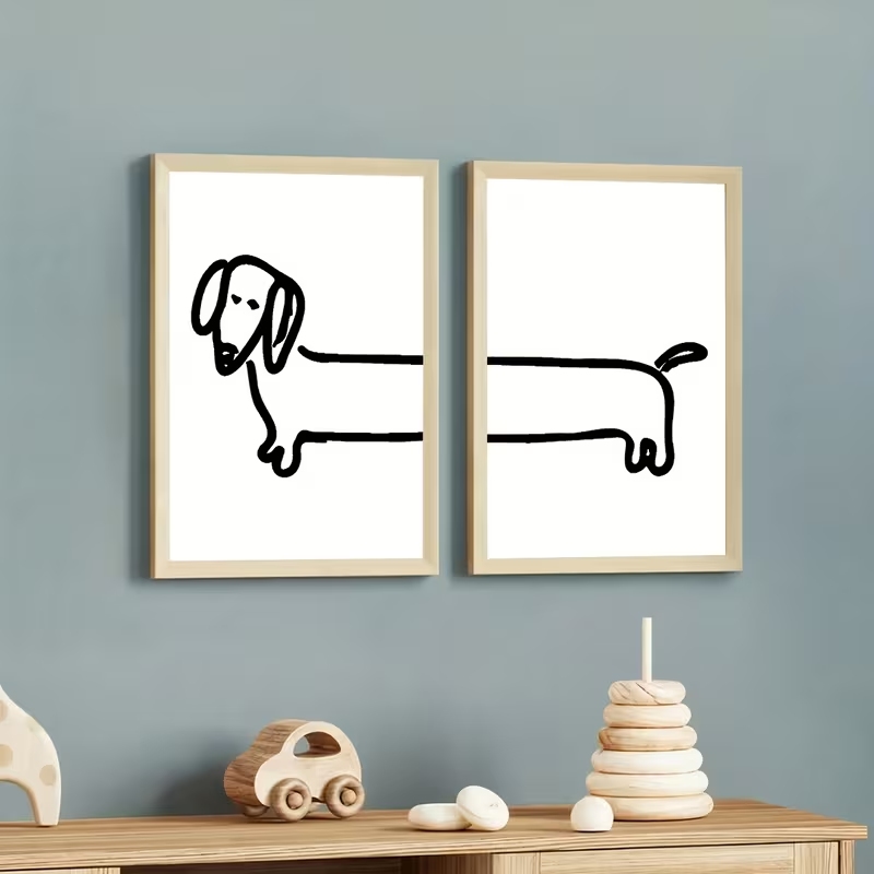 2 piezas de arte moderno para  - Home Decor Reviews reseña y precio