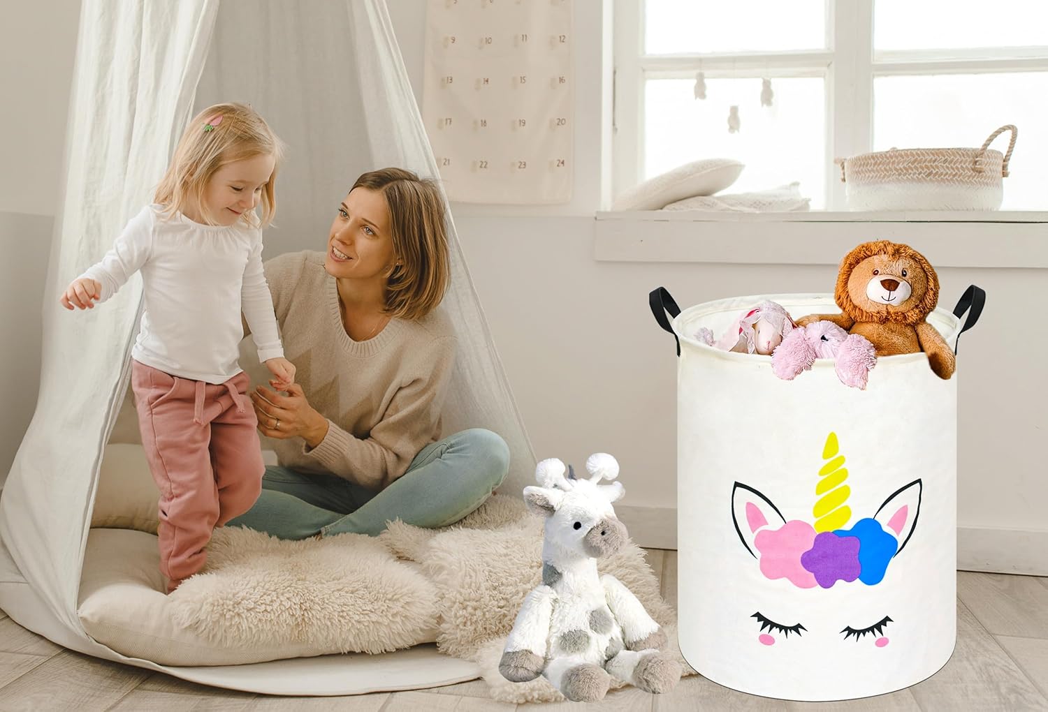 Cestas de Lavandería Redondas  - Home Decor Hampers reseña y precio