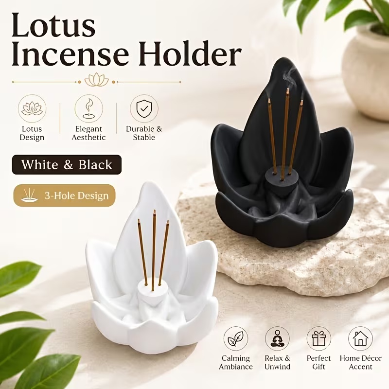 Quemador de Incienso de Loto E - Incense Stick Holder reseña y precio