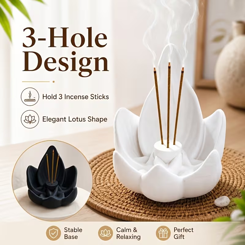 Quemador de Incienso de Loto E - Incense Stick Holder reseña y precio