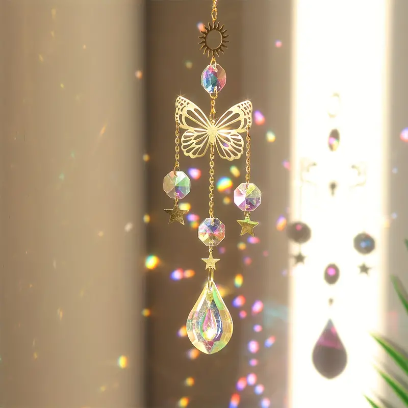 1 Atrapasueños de Cristal con  - Crystal Sun Catcher reseña y precio