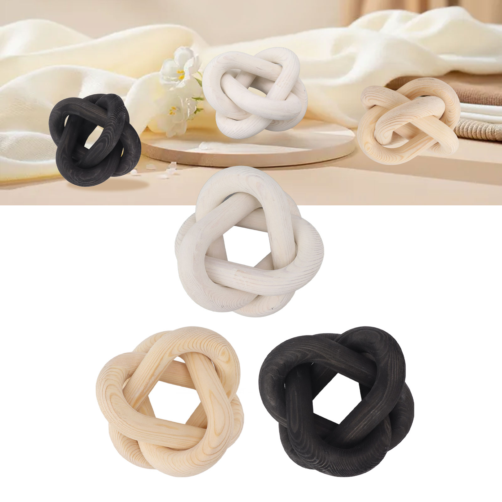 Cadena Decorativa de Madera, C - Home Decor Modern Organic reseña y precio