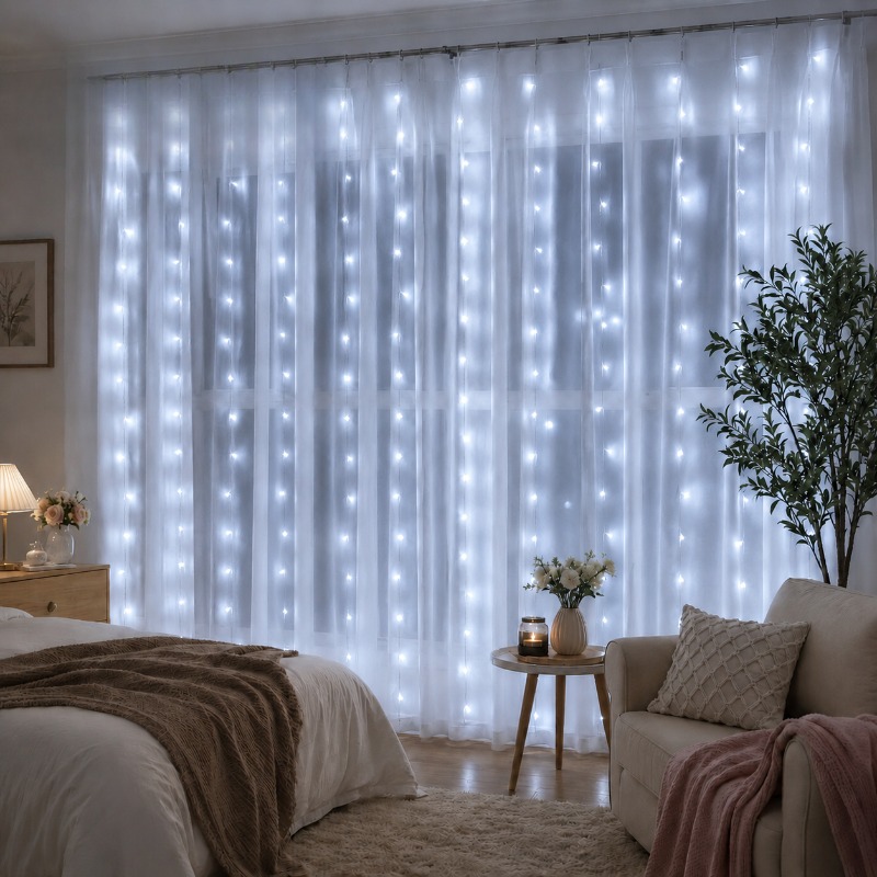 Guirnalda de Luces LED de 3/4/ - String Curtain Light reseña y precio