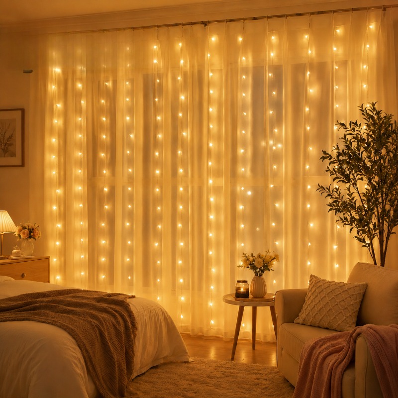 Guirnalda de Luces LED de 3/4/ - String Curtain Light reseña y precio