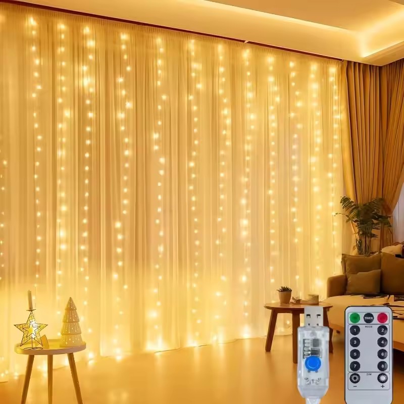 Guirnalda de Luces LED de 3/4/ - String Curtain Light reseña y precio