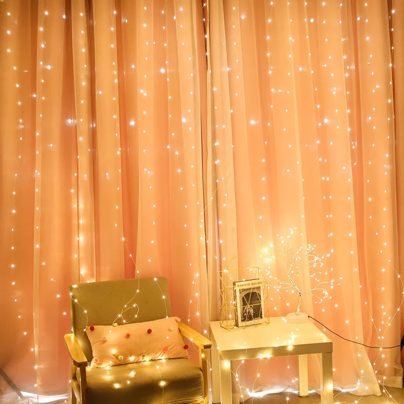 Guirnalda de Luces LED de 3M-6 - String Curtain Light reseña y precio