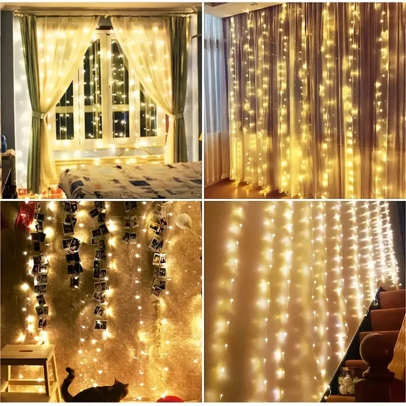 Guirnalda de Luces LED de 3M-6 - String Curtain Light reseña y precio