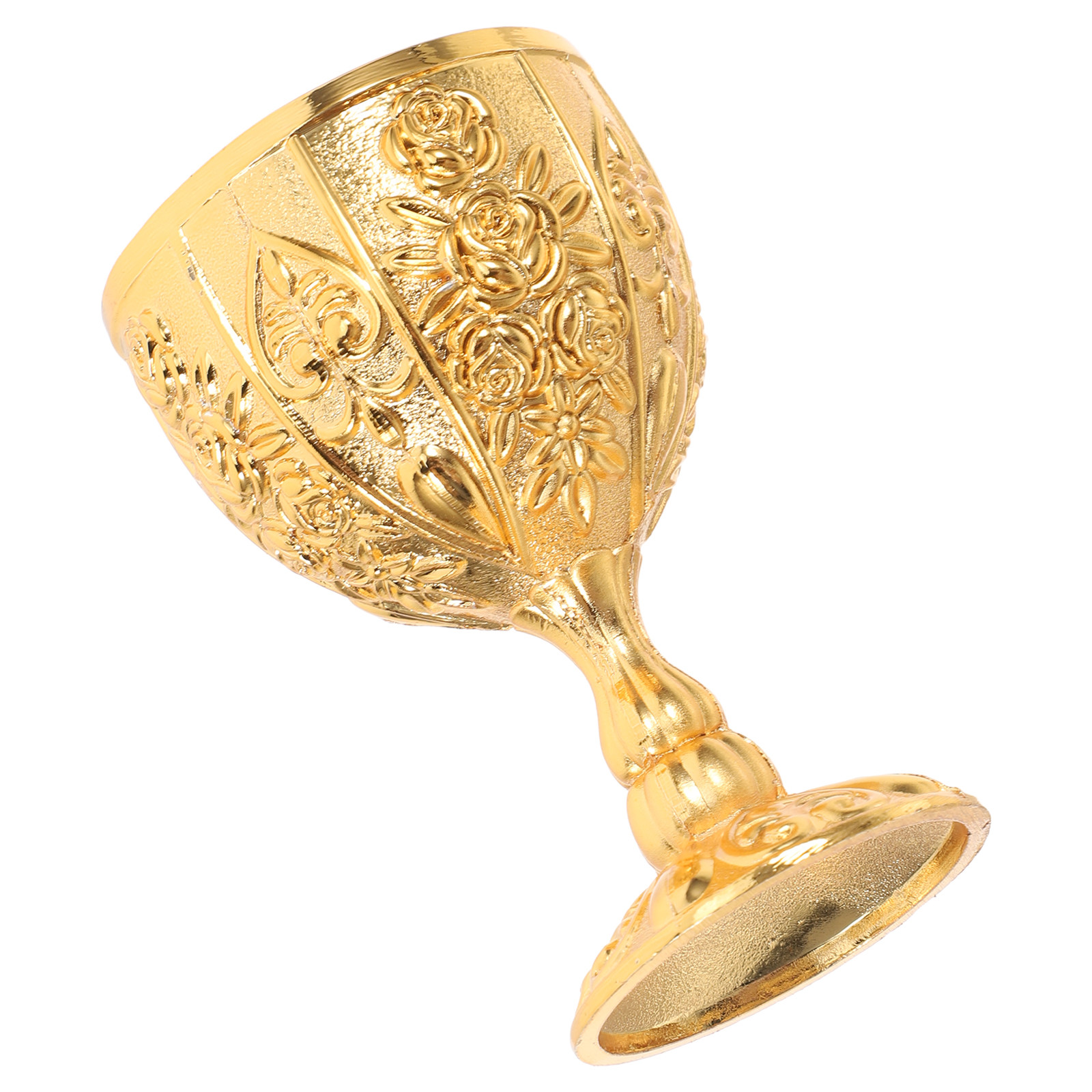 Copa de vino de metal dorado d - Home Decor Medieval reseña y precio