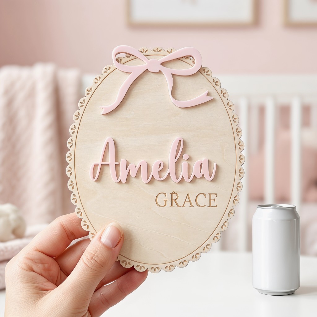 1 Pieza Placa de Madera Person - Home Decor For Wedding reseña y precio