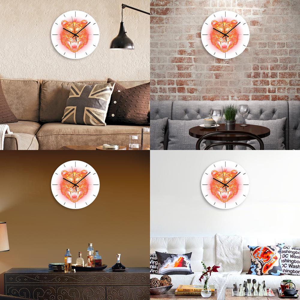 Reloj de pared Angry Tiger par - Home Decor On Amazon reseña y precio