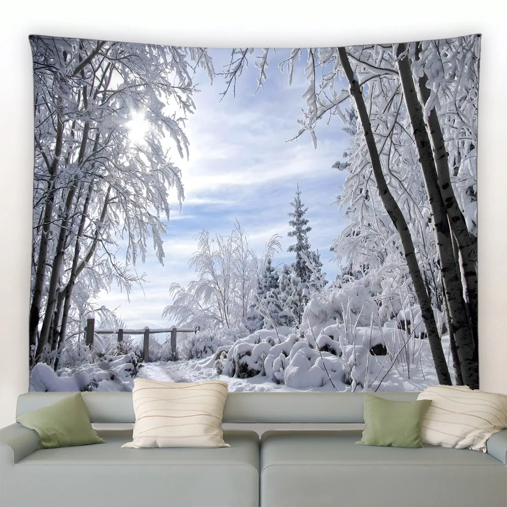 Tapiz navideño colgante de par - Home Decor Yoga reseña y precio