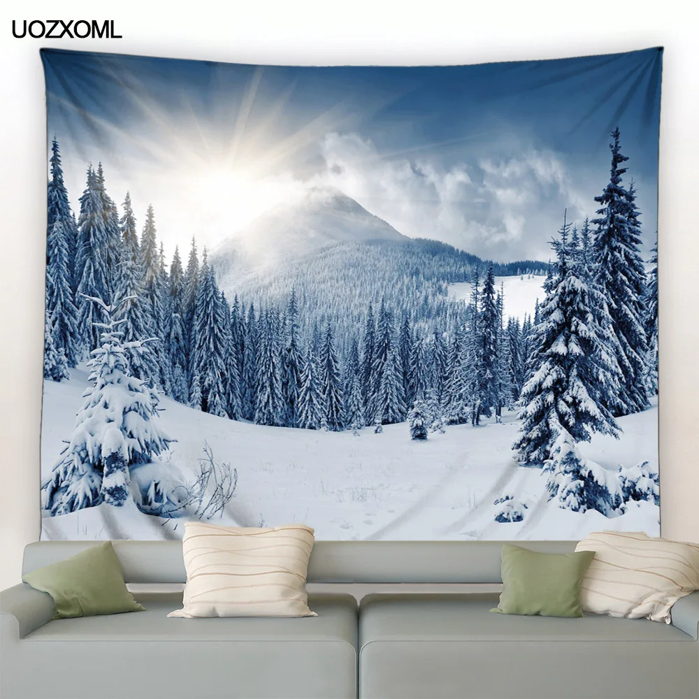 Tapiz navideño colgante de par - Home Decor Yoga reseña y precio
