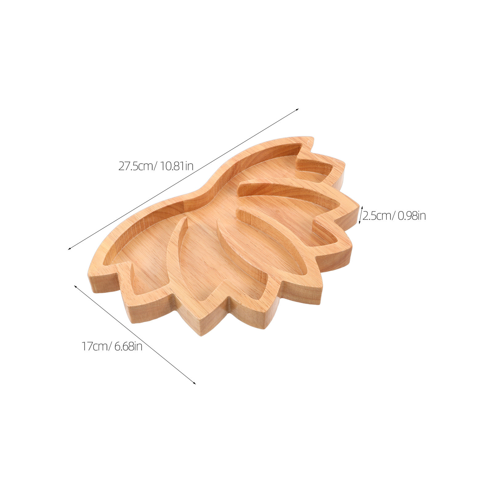2 piezas de bandeja de madera  - Home Decor Organizer reseña y precio