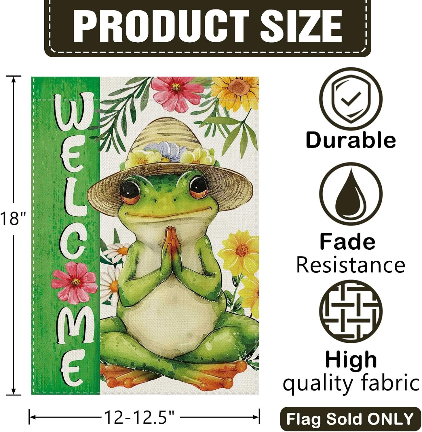 Bandera Decorativa de Jardín c - Home Decor Yoga reseña y precio