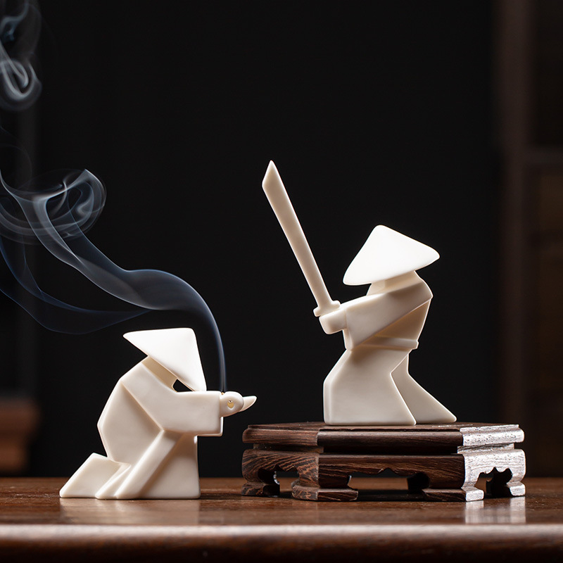Estatua de caballero samurái d - Incense Stick Holder reseña y precio