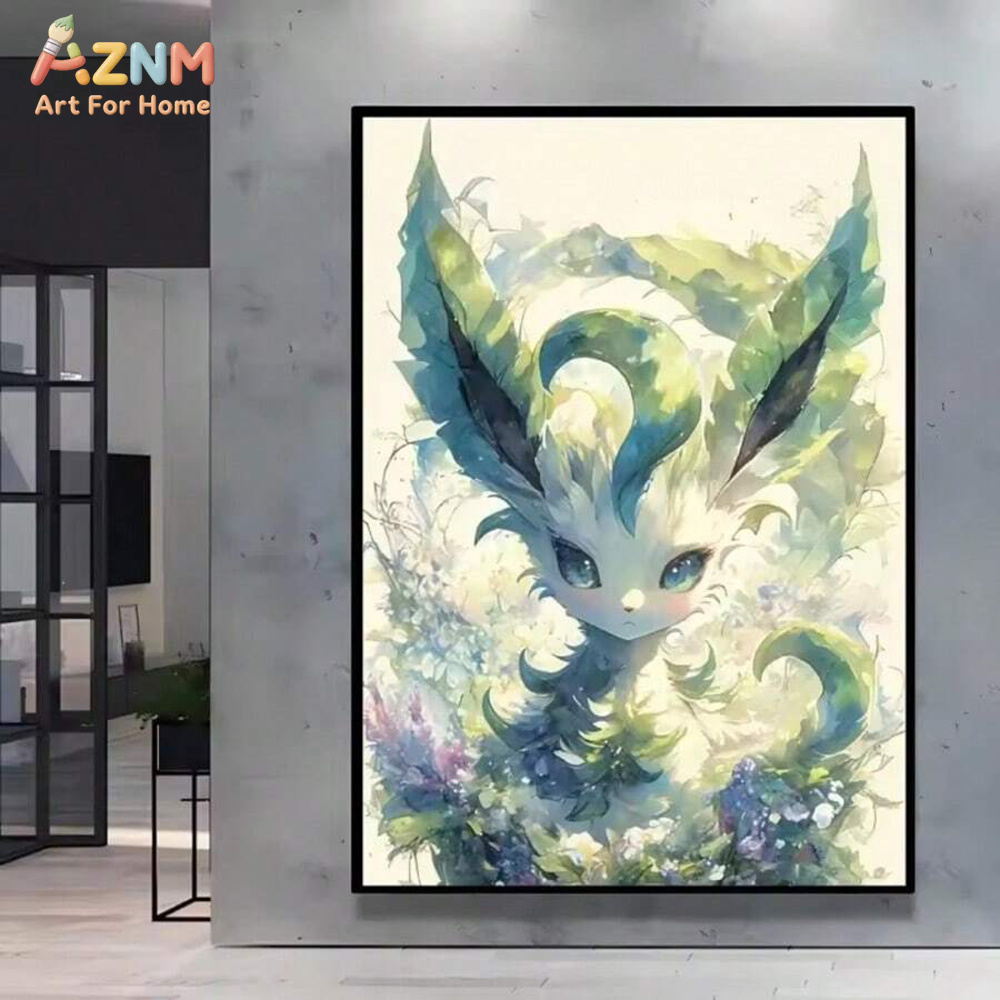 AZNM - Impresión en lienzo de  - Watercolor Poster Print reseña y precio